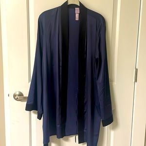 Blue and Black Savage Fenty X Long Sleeved Short Robe. Very good condition.